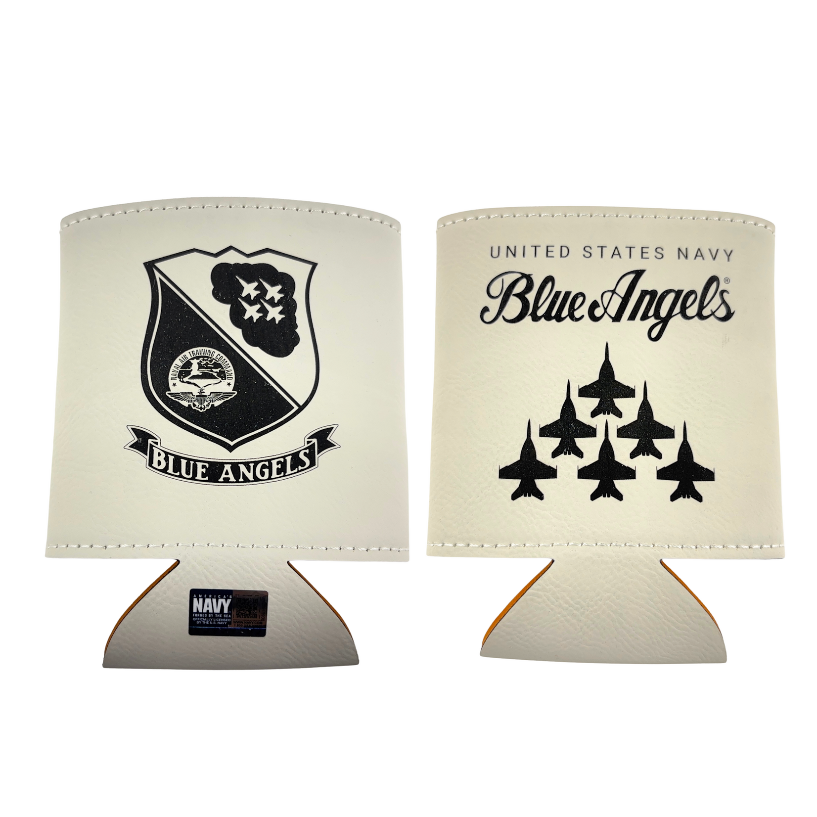 Prim In Proper Blue Angels Can Duster Bottle Holder