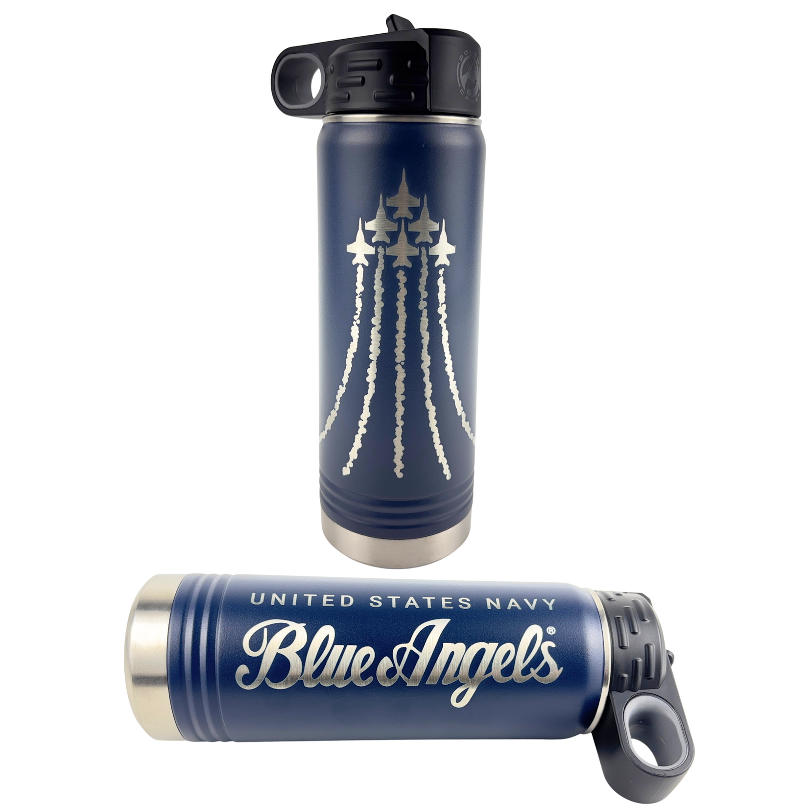 Prim In Proper Blue Angels Water Bottle 20 oz
