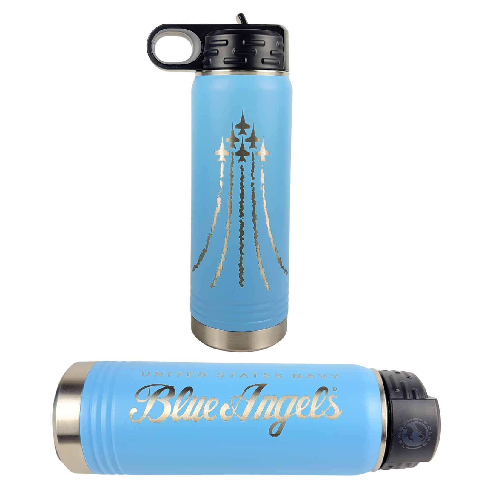 Prim In Proper Blue Angels Water Bottle 20 oz