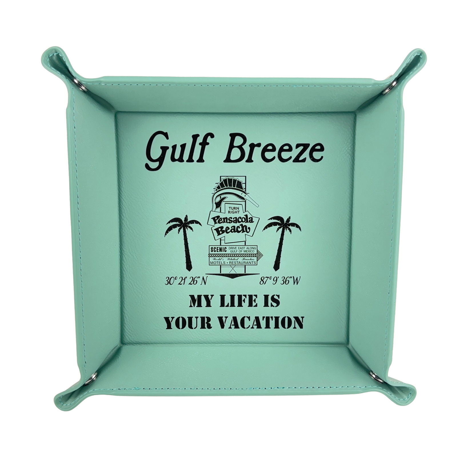 Prim In Proper Snap Catch All Tray 6x6 - Gulf Breeze MLYV