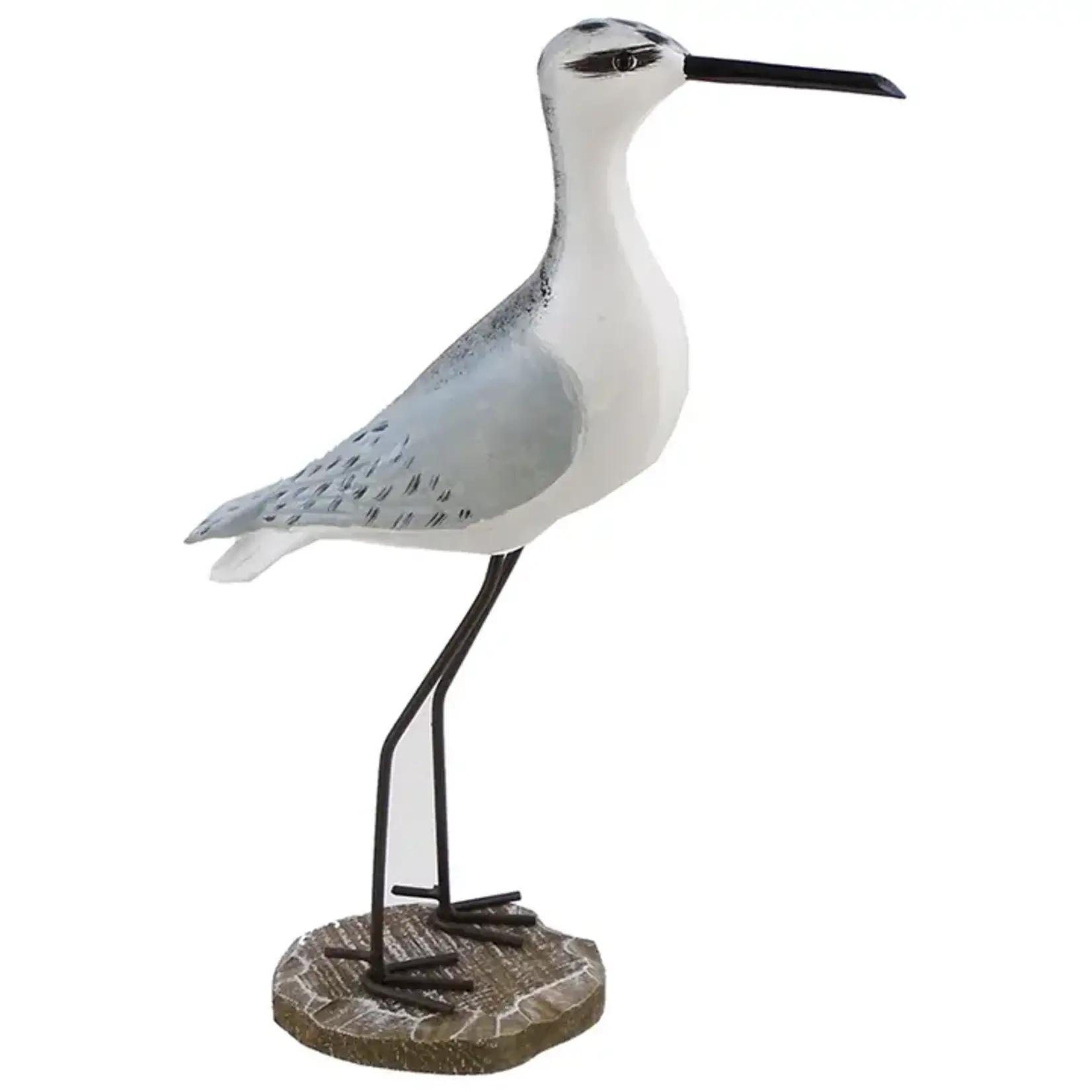 CB Home Collection 13.75" Sea Bird On Stand with Metal Legs Figurine