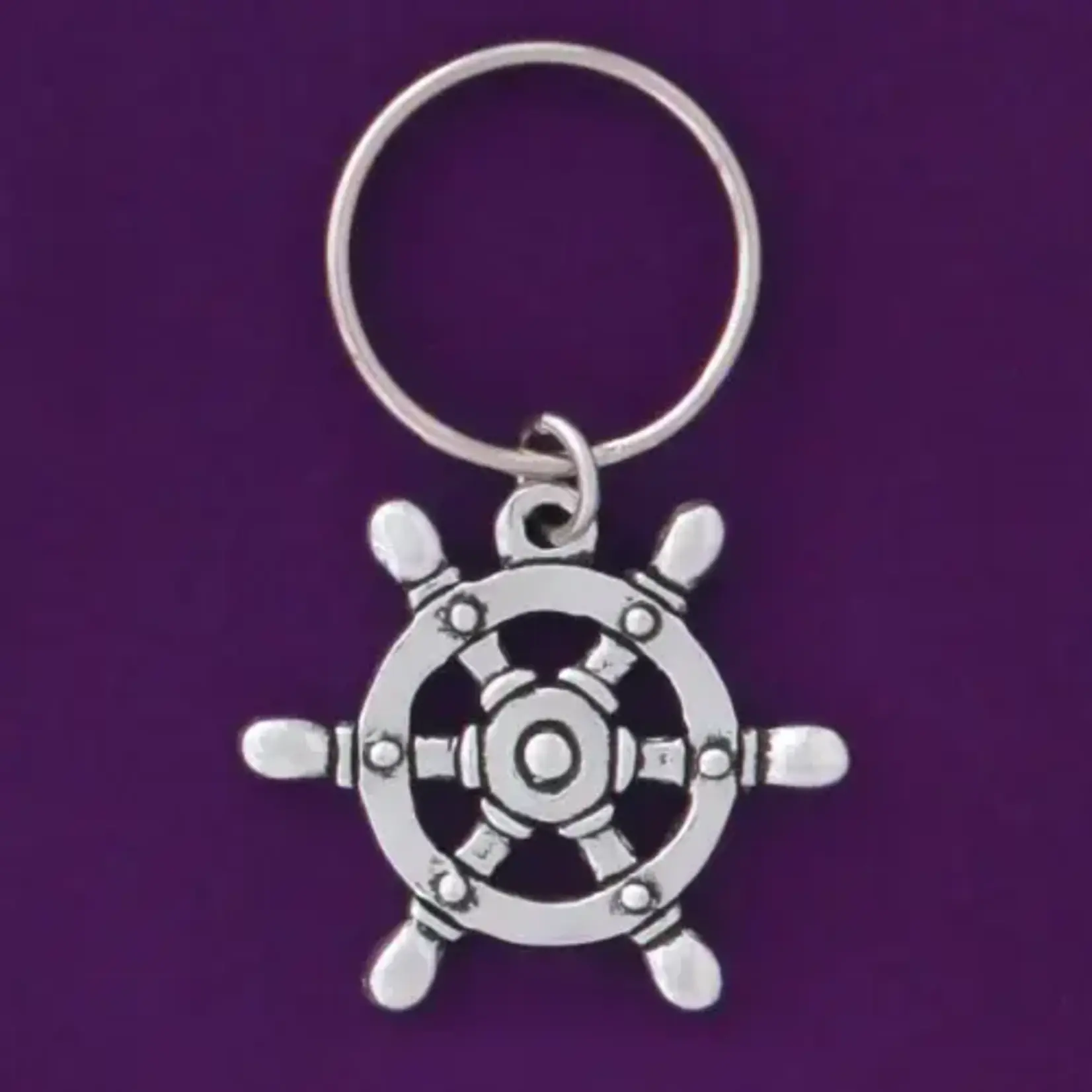 Basic Spirit Captain Wheel Keychain