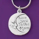Basic Spirit Love To Moon Keychain