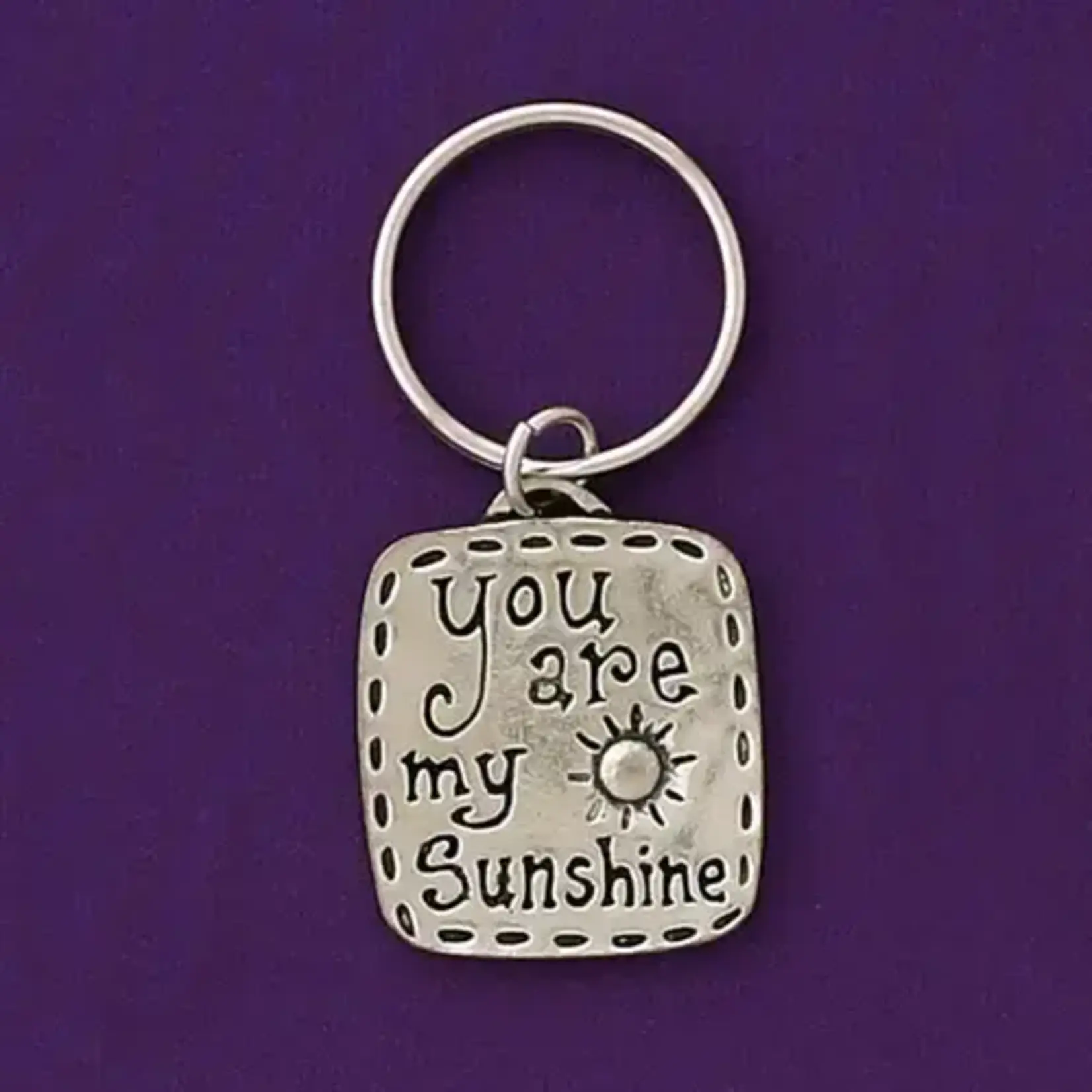Basic Spirit You Are My Sunshine Keychain
