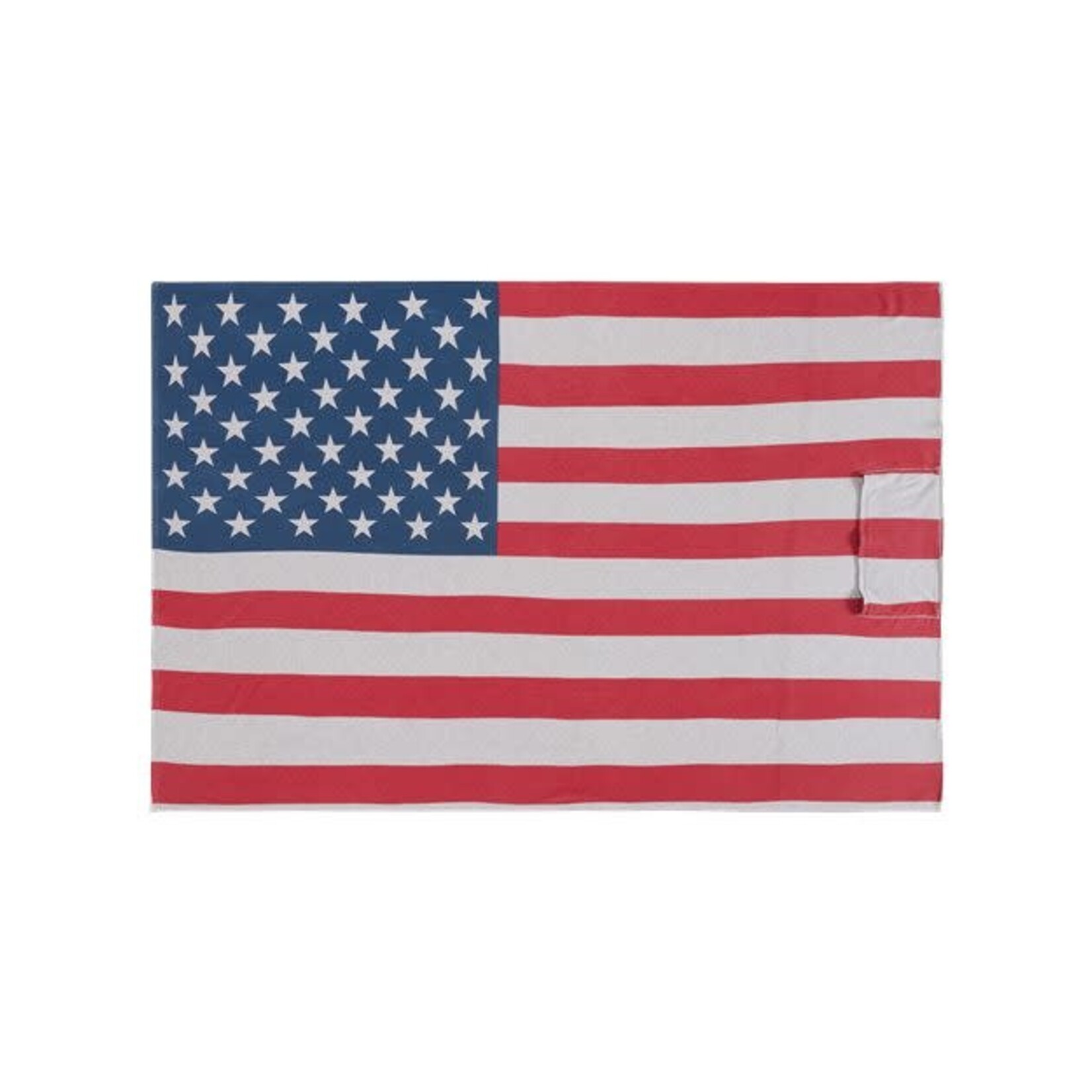 J. America USA American Flag Triblend Fleece Blanket/Pillow