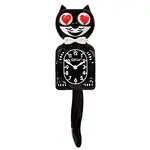 Classic Black Kit Cat Klock Wall Clock- Heart Eyes LE