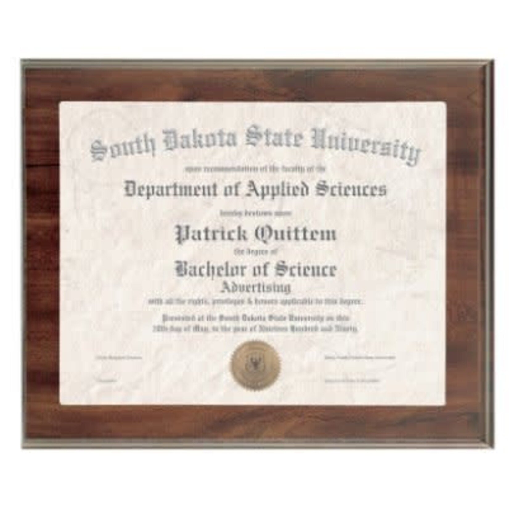 Prim In Proper Photo Plaque Slide In