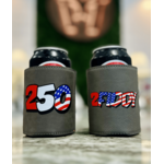 USA 250 2FIDDY Can Bottle Koozie Holder Gray
