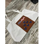 Prim In Proper Blue Angels Stars Stripes Tote Bag Rawhide w/Gusset