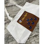 Prim In Proper Blue Angels Tote Bag Rawhide w/Gusset