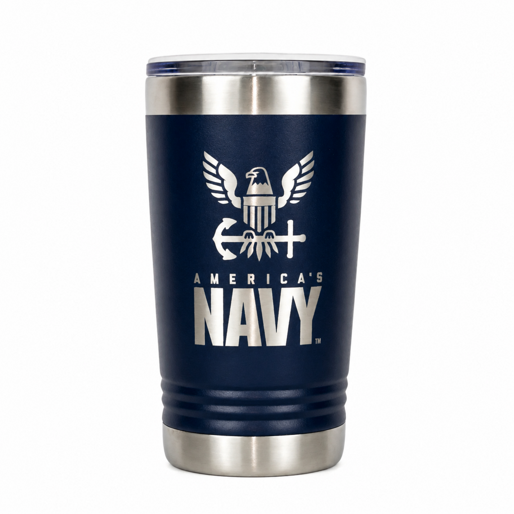 Prim In Proper US Navy Engraved Pint Tumbler - 16 oz