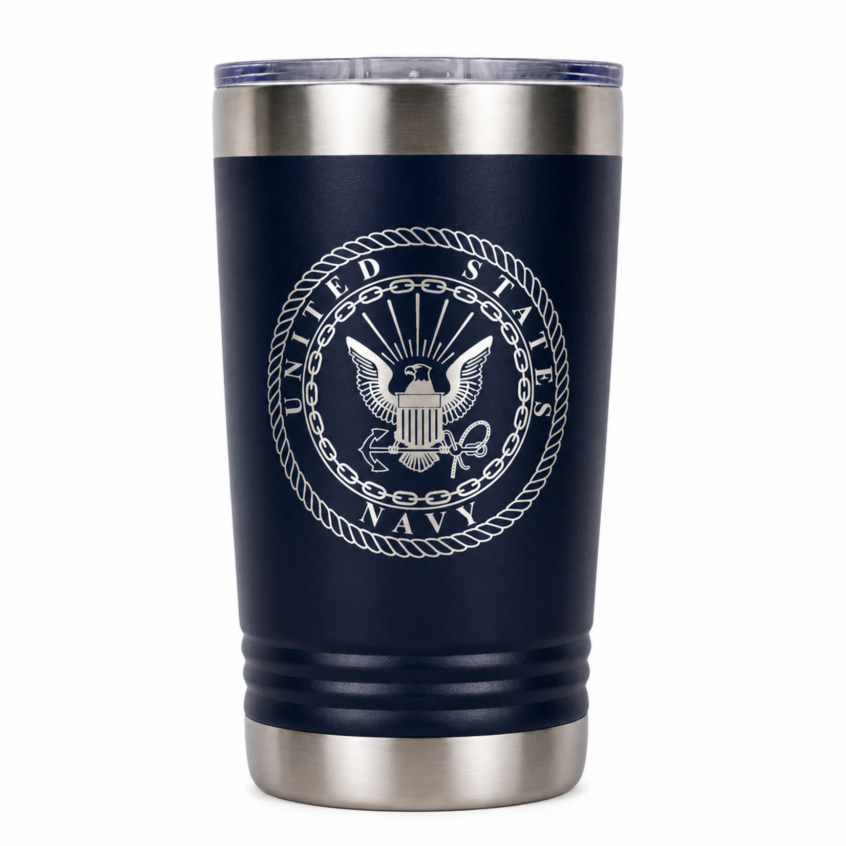 Prim In Proper US Navy Engraved Pint Tumbler - 16 oz