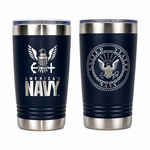 Prim In Proper US Navy Engraved Pint Tumbler - 16 oz