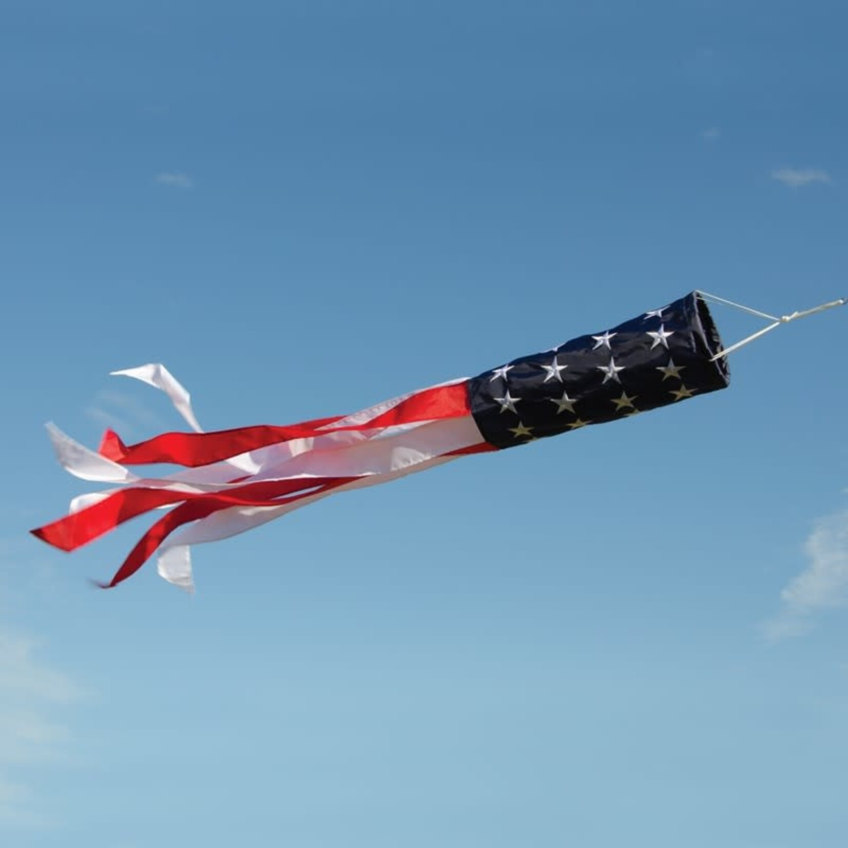 In the Breeze Kites Stars & Stripes 50" Embroidered Windsock