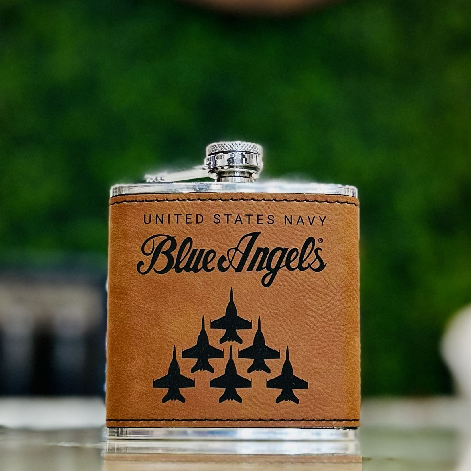 Prim In Proper Blue Angels Flask 6 oz