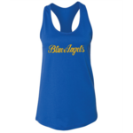 Prim In Proper Blue Angels Women's Racerback Tank - Script