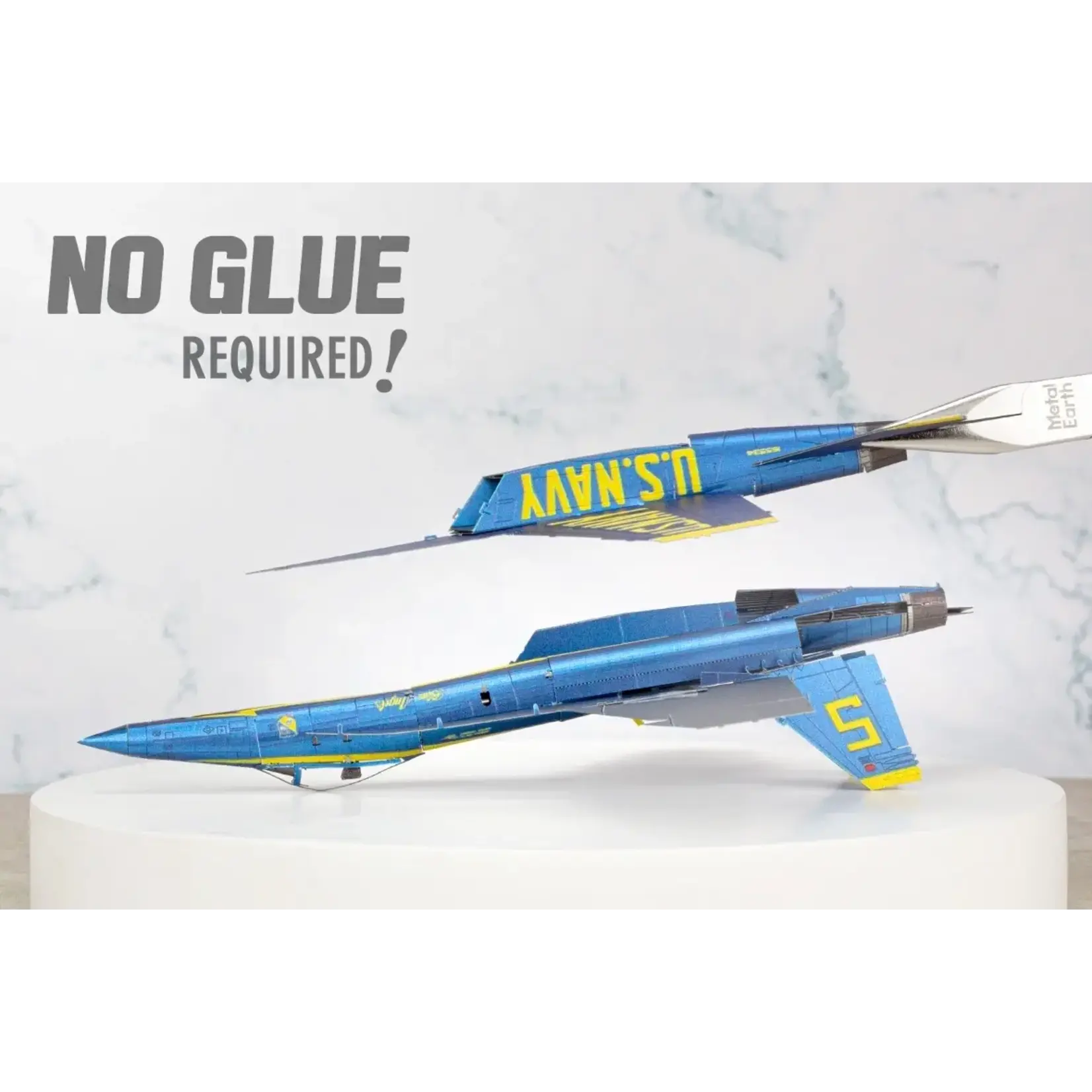 Metal Earth Blue Angels F/A 18 Super Hornet Steel Model Kit