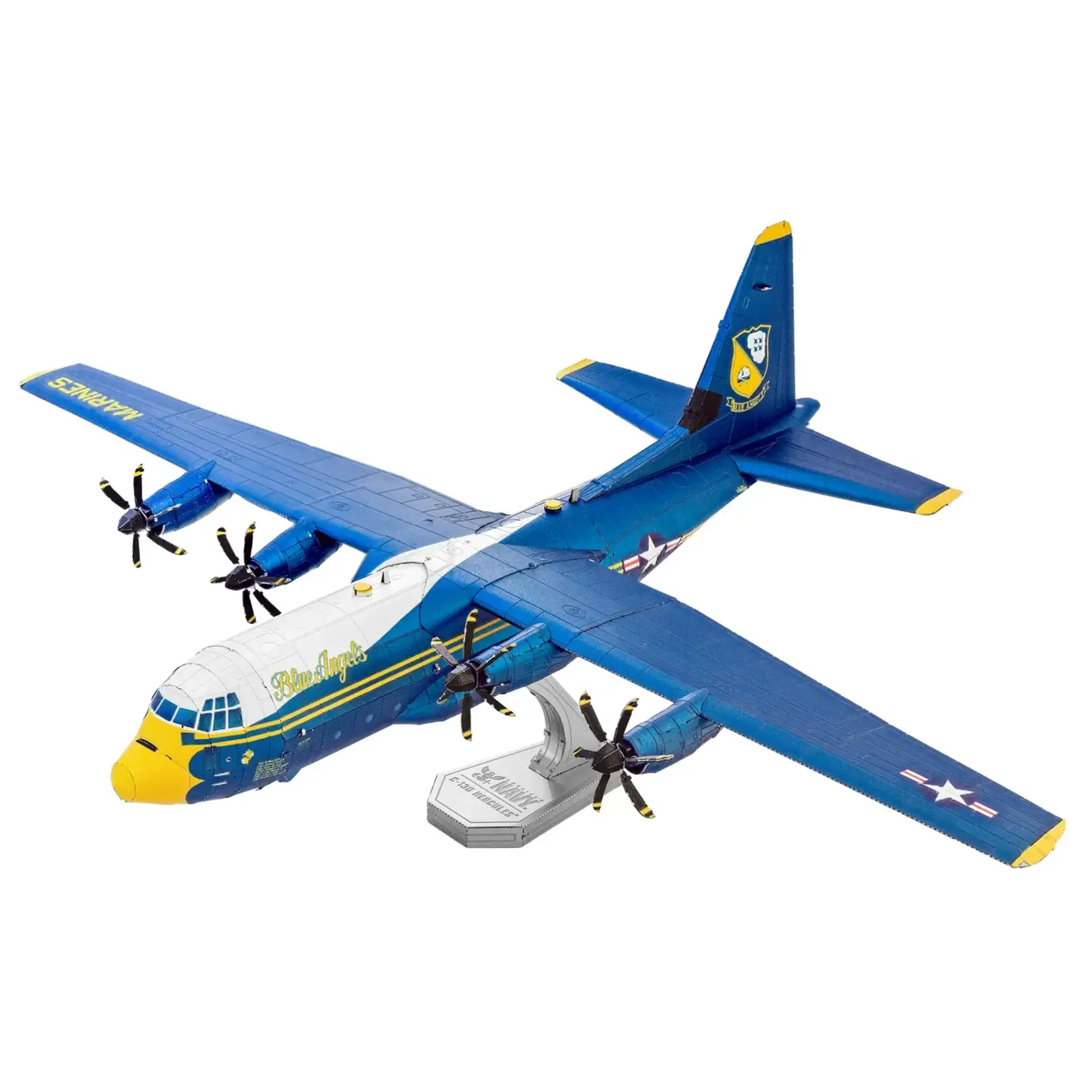 Metal Earth Blue Angels C-130 Hercules Fat Albert Steel Model Kit