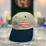 Prim In Proper Blue Angels Richardson 111 Trucker Hat Cap Stars & Stripes Script