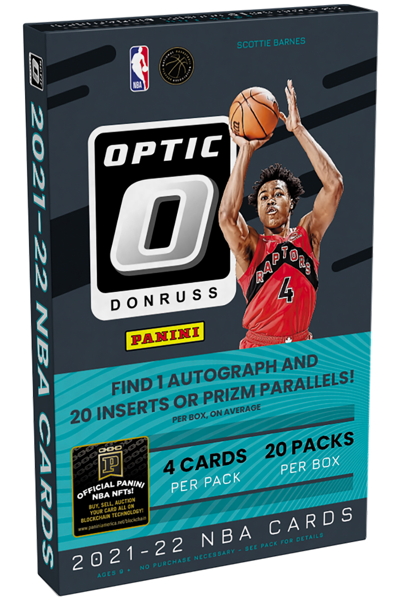 2021-22 panini donruss optic nba trading card box (hobby)