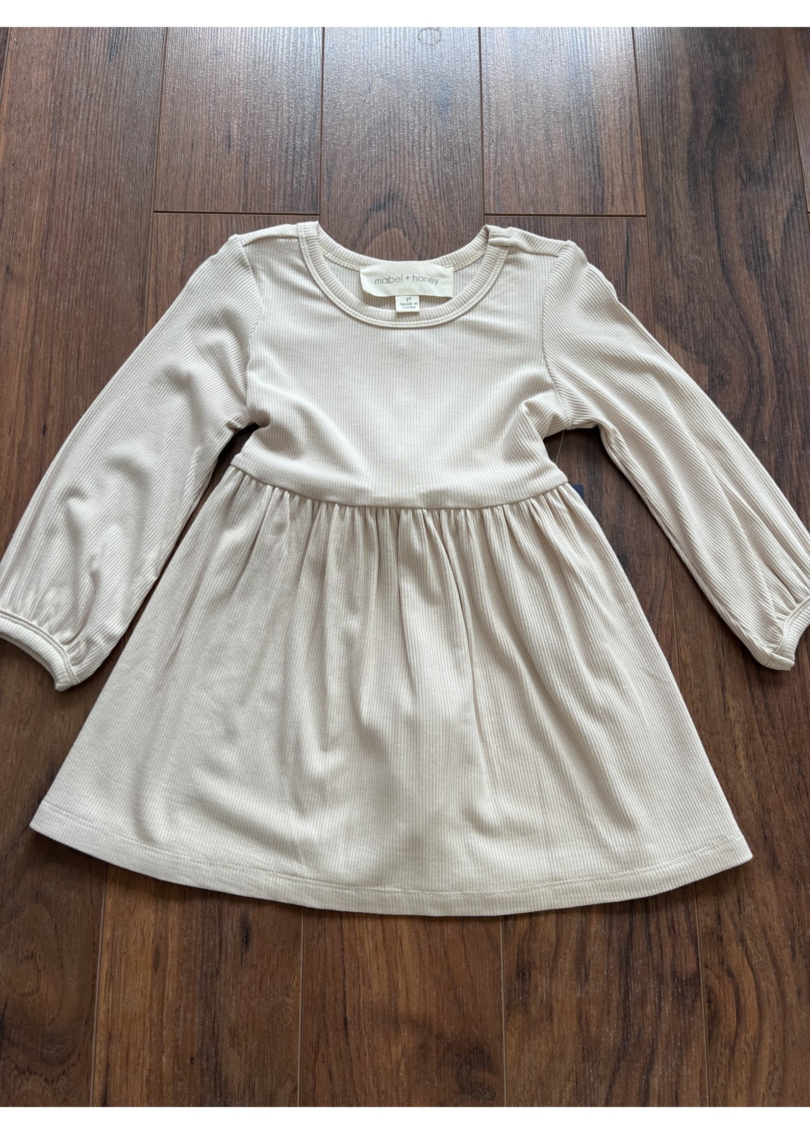 MABEL&HONEY DRESS/BUTTON ON THE BACK