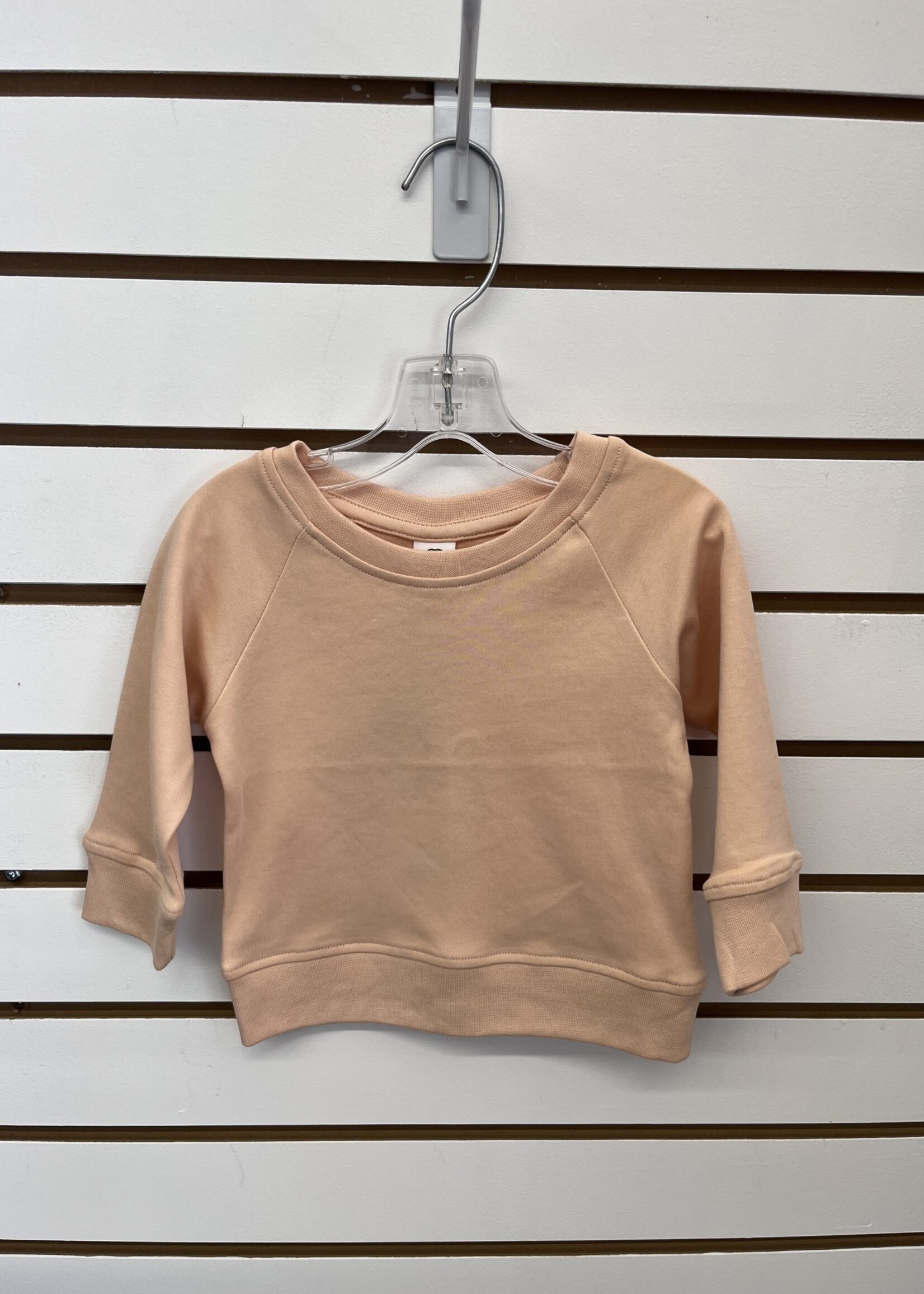 COLORED ORGANICS SWEATSHIRT PEACH