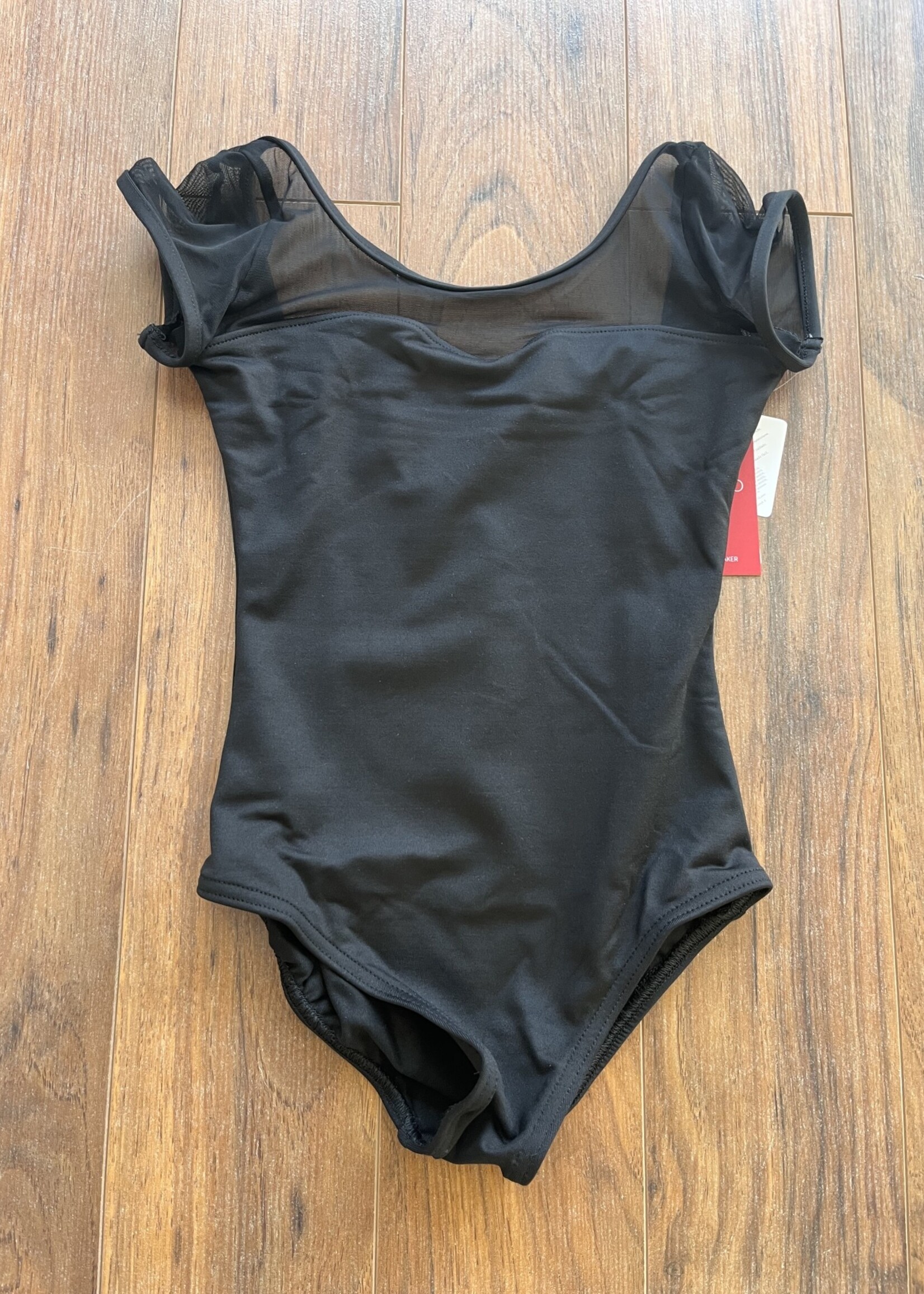 Capezio MESH YOLK LEOTARD BLK