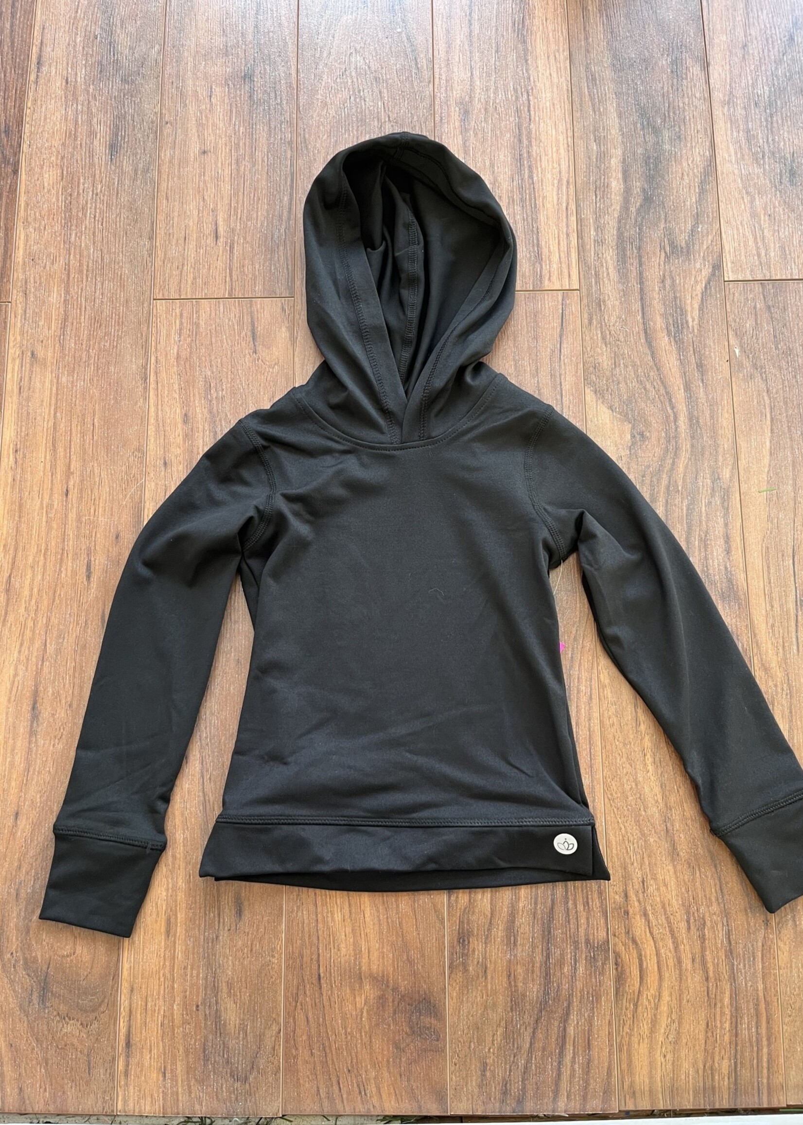 JILL YOGA HOODED WARMUP T