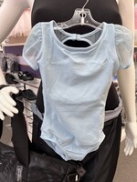 Capezio PUFF SLEEVE BACK KEYHOLE BODYSUIT CHILD