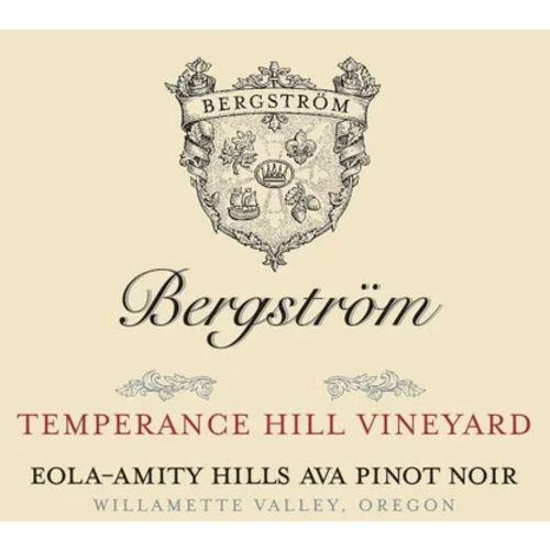 2014 Bergstrom Temperance Hill Vineyard Oregon Pinot Noir 750ml 2014 Bergstrom Temperance Hill Vineyard Oregon Pinot Noir 750ml