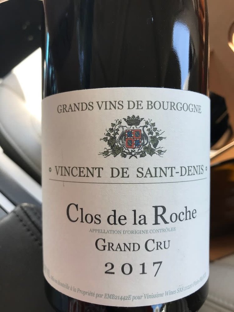 2017 Vincent De Saint Denis Clos De La Roche Gc 750ml
