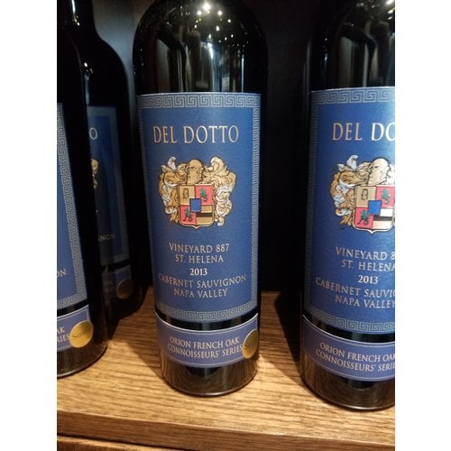 2013 Del Dotto Vineyard 887 St helena Orion French Oak Connoisseurs Series South  750ml