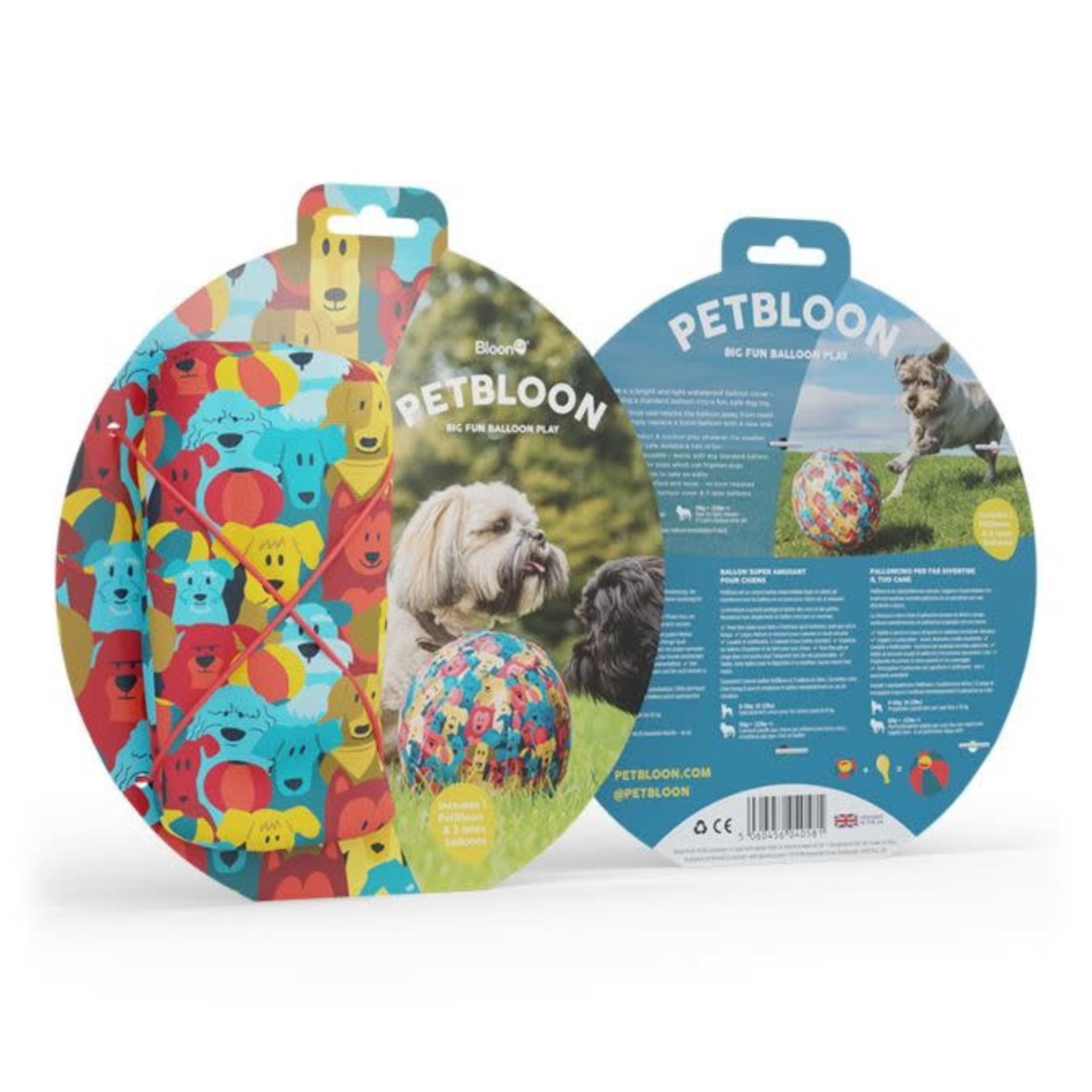 BalloonCo Limited Petbloon Sensory  Soft Balloon Cover Dog Toy