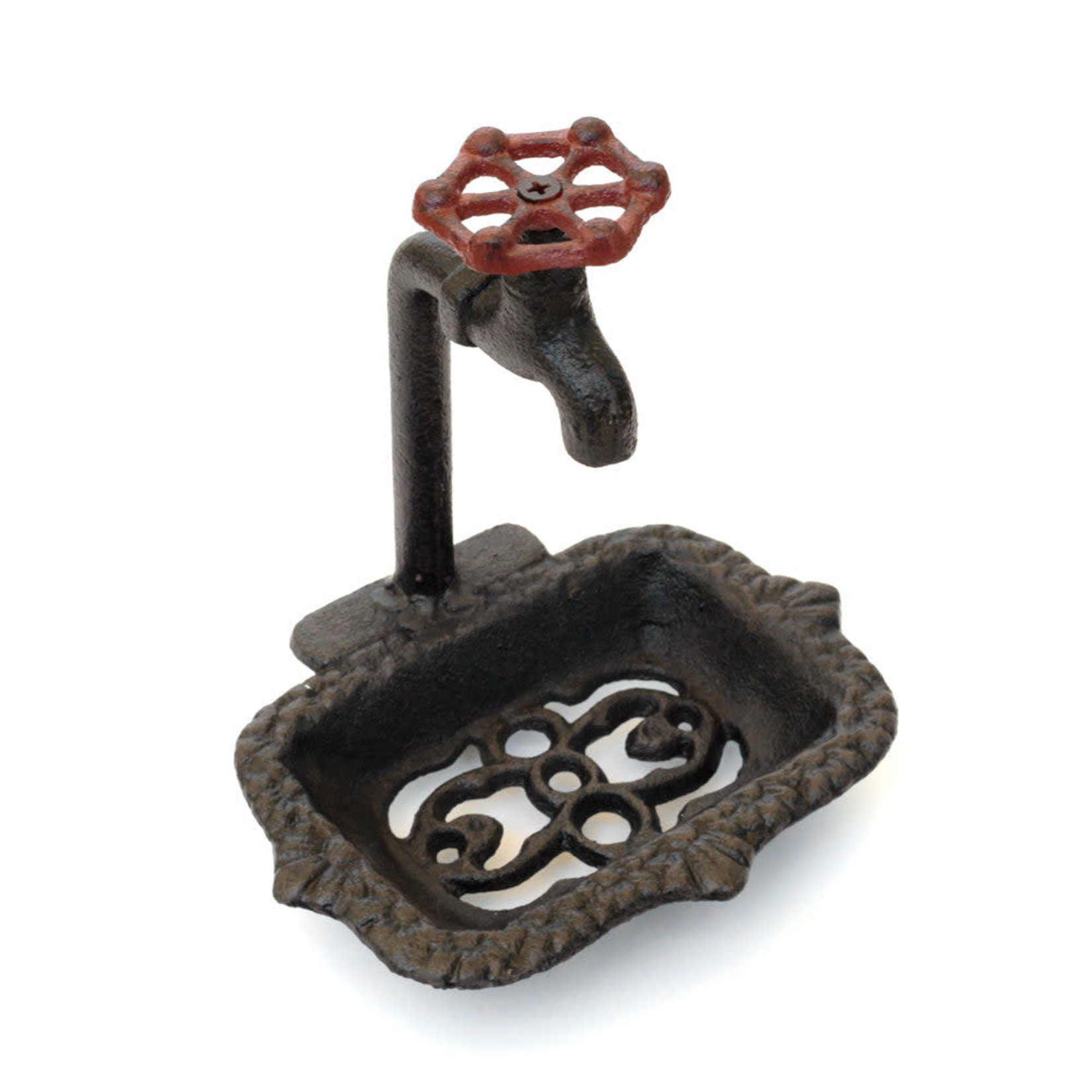 Finch Berry Iron Faucet Soap Dish