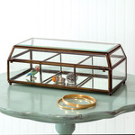 CTW Collection Divided Antique Mirror Trinket Box