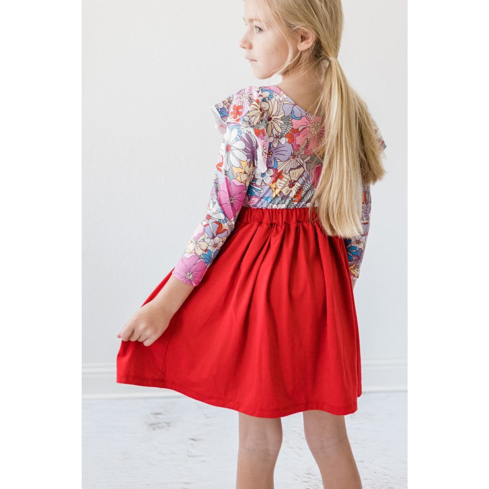 Mila & Rose Red Twirl Skirt