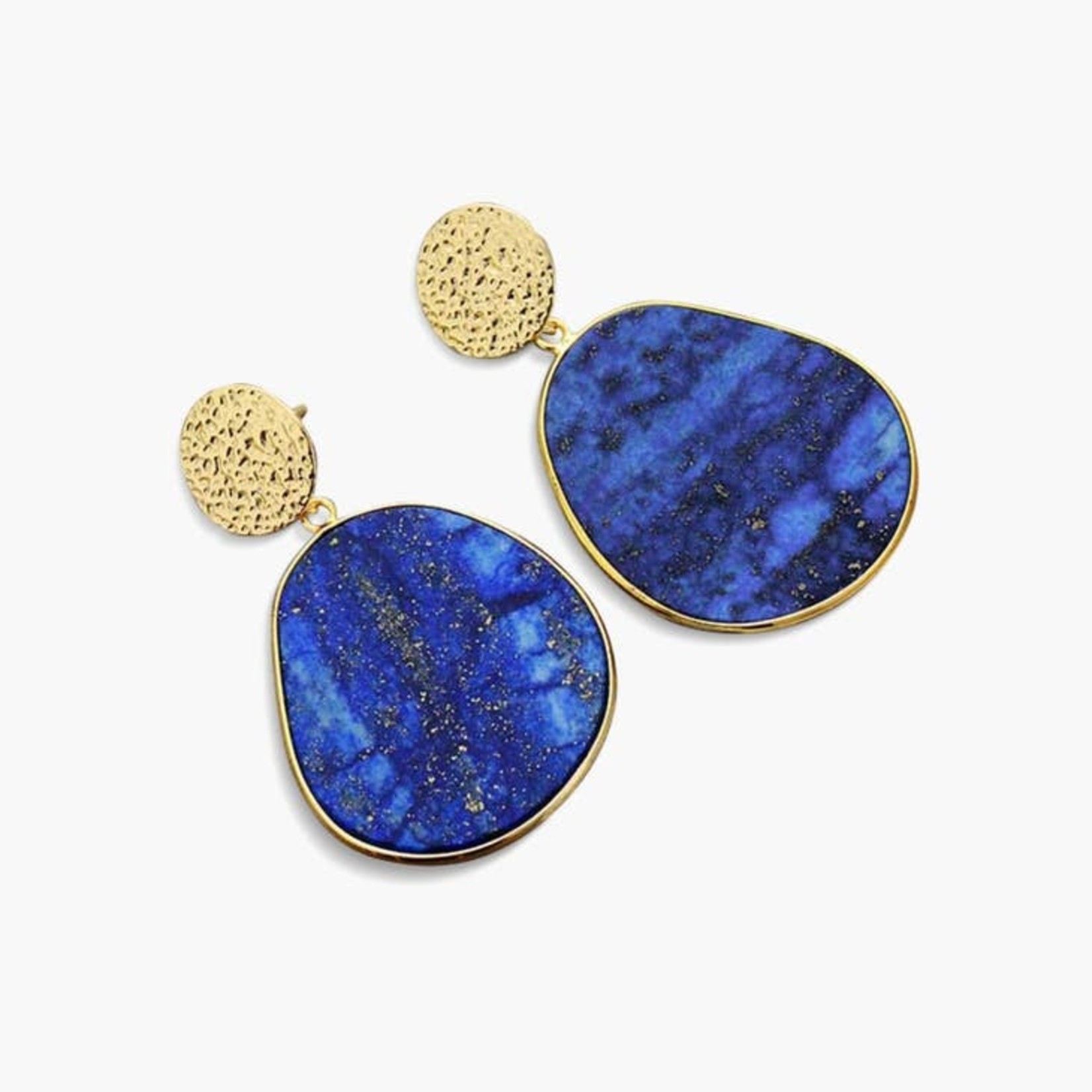 Cape Diablo Lapis Lazuli Protection Drop Earrings