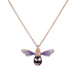 Fable England Enamled Bee Necklace