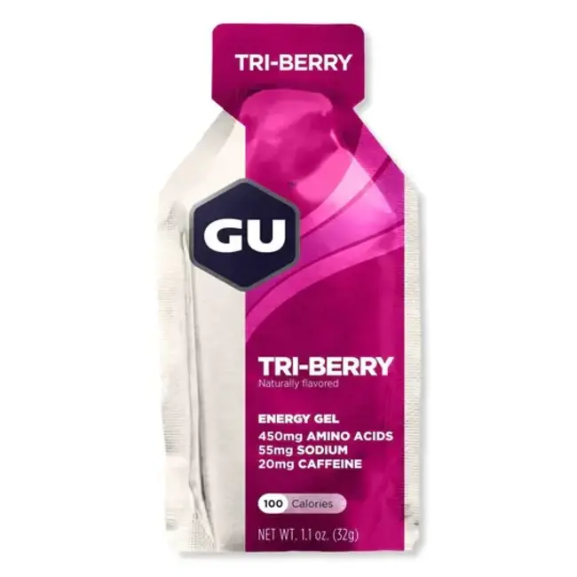 GU Energy gel tri-berry