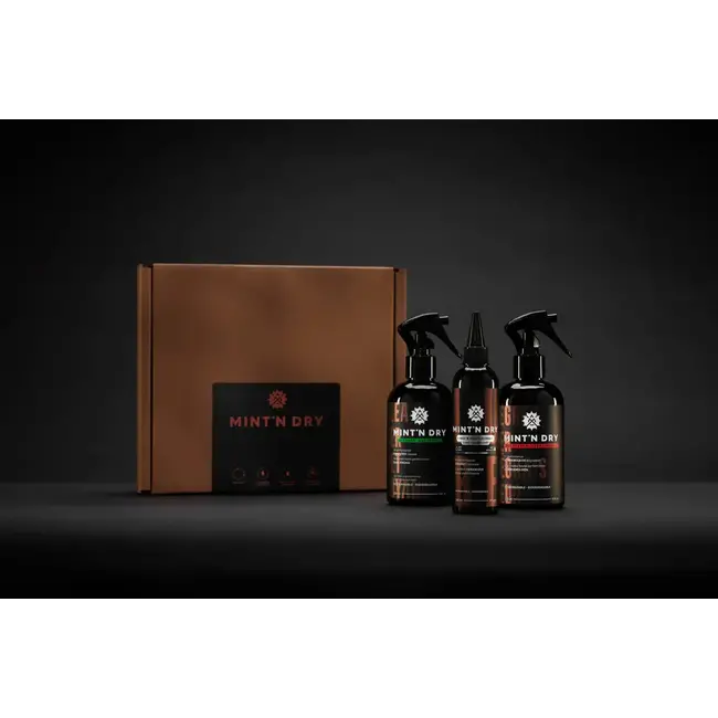 Mint N Dry Ensemble cadeau avec lubrifiant E-Bike