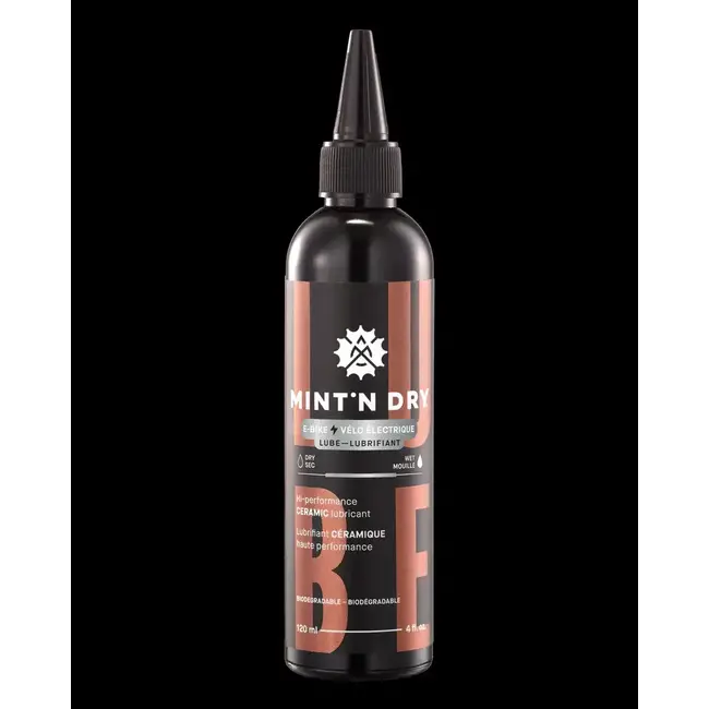 Mint N Dry lubrifiant céramique E-BIKE 120ml