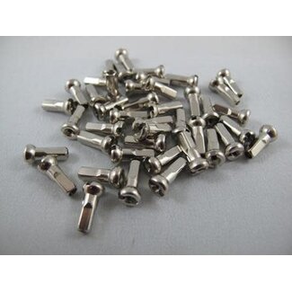 Sapim Nipple Aluminum 14mm, Silver, Polyax