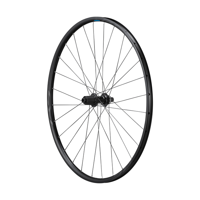 SHIMANO, WH-RS171-700C, F:28H/R:28H, FOR 10/11-S, OLD:100/142MM, F/R:12MM E-THRU, CLINCHER, BLACK, W/STANDARD STICKER, CL DISC