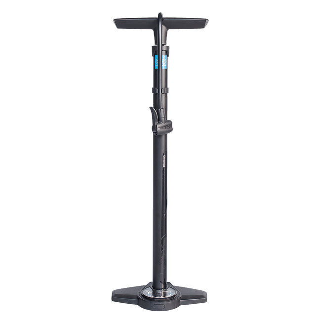 PRO Floorpump Touring Black with Integrated Gauge