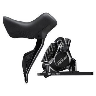 Shimano, ST-R7170 / BR-R7170, Frein à disque hydraulique Route, Arrière, Flat mount, Non inclus, 352g, Noir, Ensemble, IR7170DRRDSC170A
