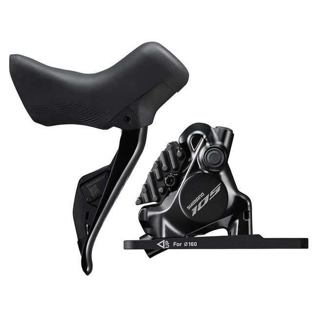Shimano, ST-R7170 / BR-R7170, Frein à disque hydraulique Route, Arrière, Flat mount, Non inclus, 352g, Noir, Ensemble, IR7170DRRDSC170A
