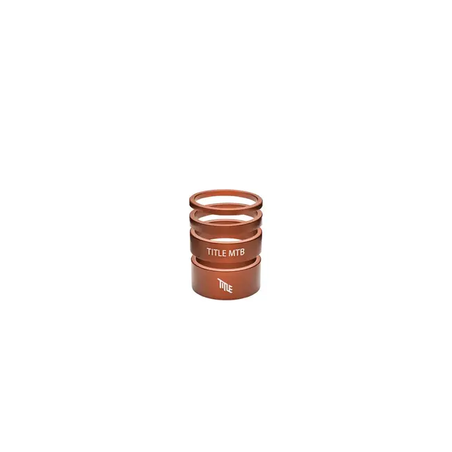 TITLE TITLE - Alloy Headset Spacer Kit - Bronze
