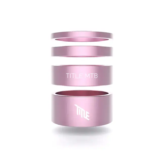 TITLE TITLE - Alloy Headset Spacer Kit  - Pink
