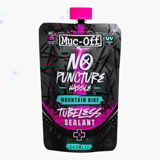 Muc-Off, No Puncture Hassle Tubeless Sealant, 140ml, 821CA  (FR/ANG)