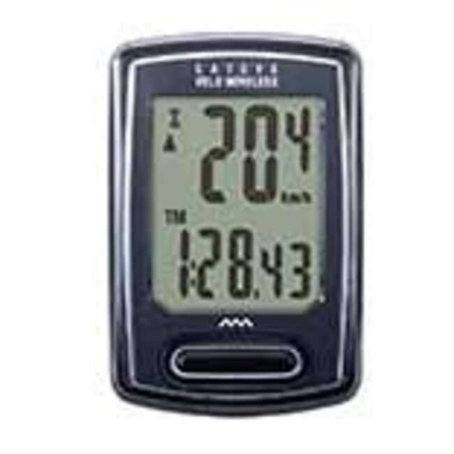 CatEye, Velo Wireless (Urbain), Cyclomètre, Noir